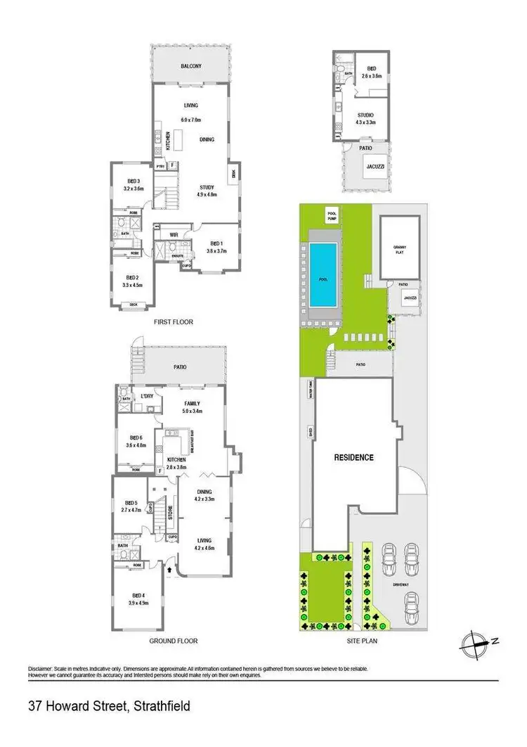 Floorplan of Homely house listing, 37 Howard Street, Strathfield NSW 2135