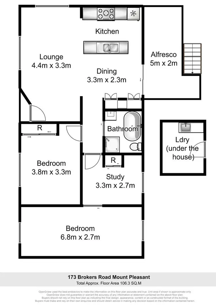 Floorplan of Homely house listing, 173 Brokers Road, Mount Pleasant NSW 2519