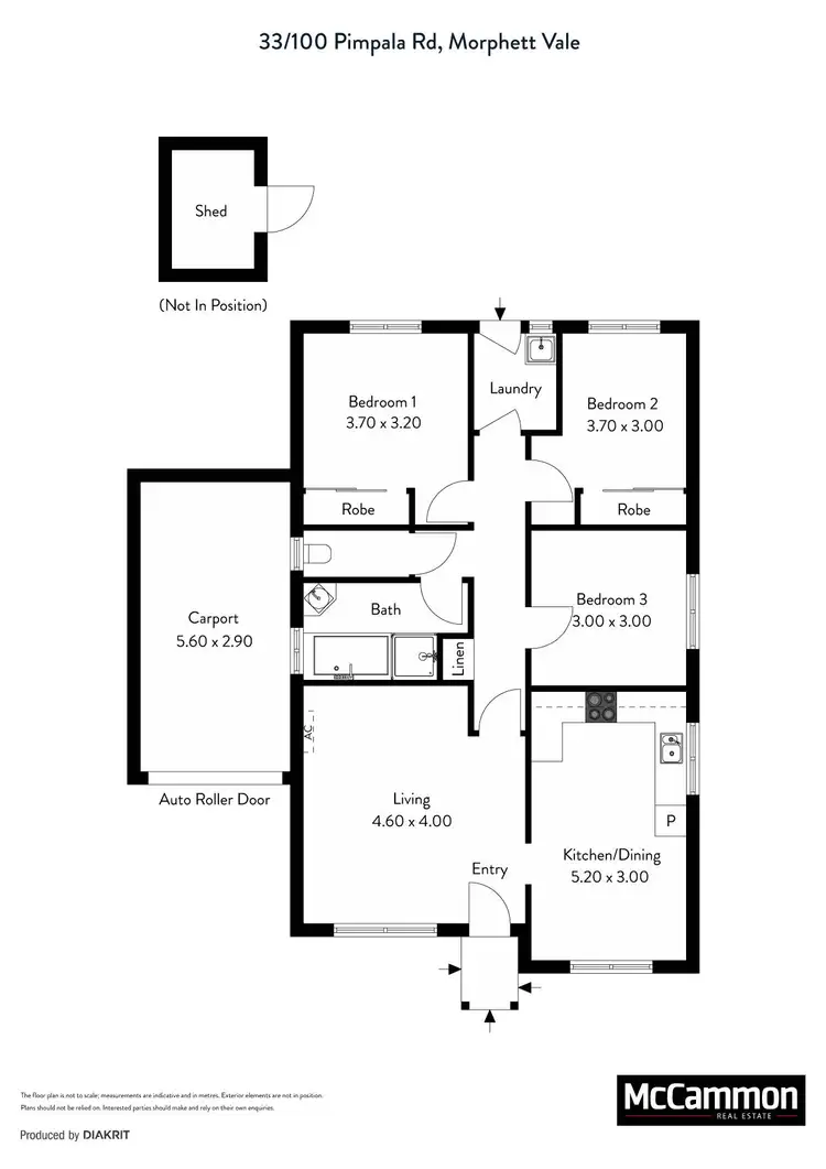 Floorplan of Homely house listing, 33/100 Pimpala Road, Morphett Vale SA 5162