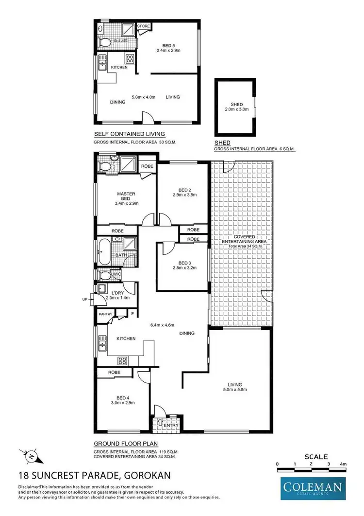 Floorplan of Homely house listing, 18 Suncrest Parade, Gorokan NSW 2263