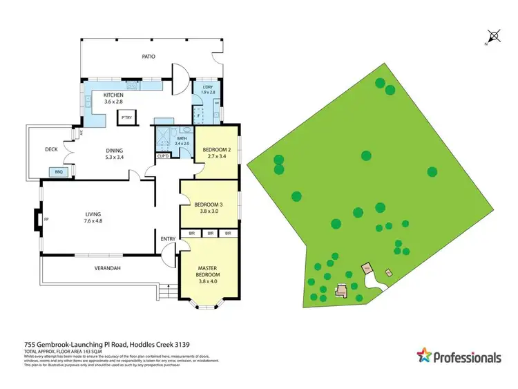 Floorplan of Homely house listing, 755 Gembrook Road, Hoddles Creek VIC 3139