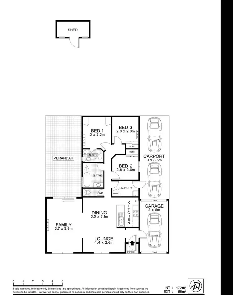 Floorplan of Homely house listing, 4 Rosette Avenue, Para Hills West SA 5096