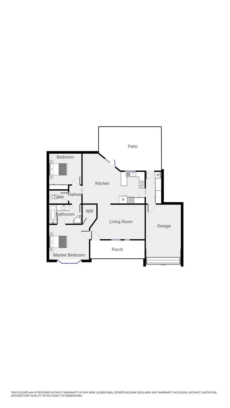 Floorplan of Homely house listing, 2/130 Riverside Avenue, Mildura VIC 3500