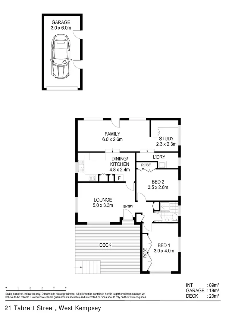 Floorplan of Homely house listing, 21 Tabrett Street, West Kempsey NSW 2440