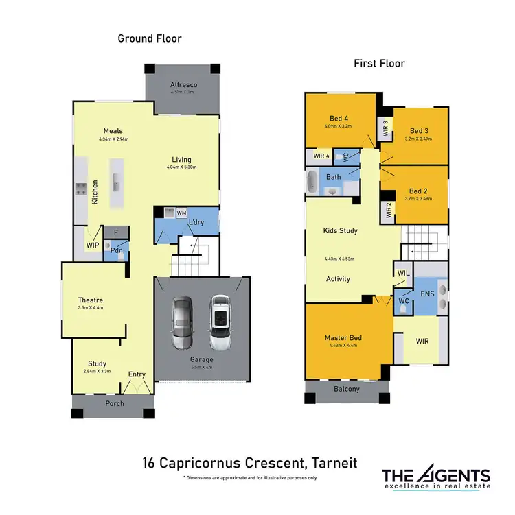 Floorplan of Homely house listing, 16 Capricornus Crescent, Tarneit VIC 3029