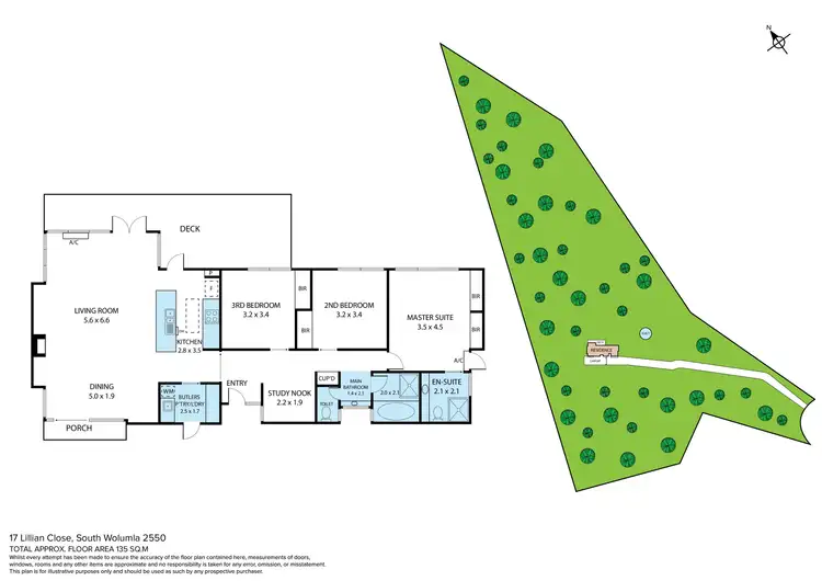 Floorplan of Homely rural property listing, 17 Lillian Close, South Wolumla NSW 2550