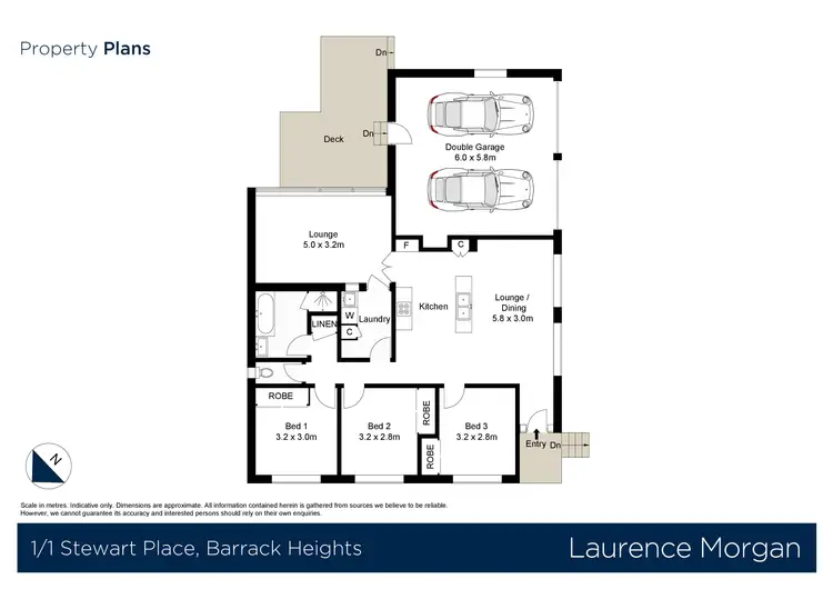 Floorplan of Homely villa listing, 1/1 Stewart Place, Barrack Heights NSW 2528