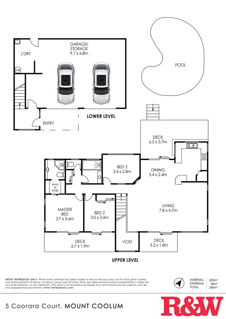 Floorplan of Homely house listing, 5 Coorara Court, Mount Coolum QLD 4573