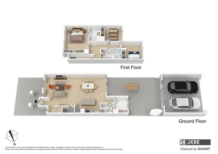 Floorplan of Homely townhouse listing, 5 Evergreen Boulevard, Clayton South VIC 3169