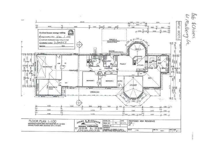 Floorplan of Homely house listing, 61 Mulberry Lane, Lockwood South VIC 3551