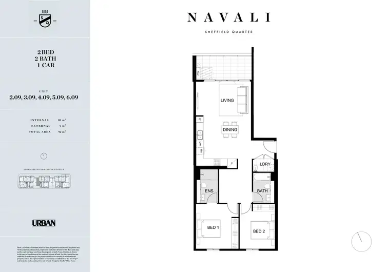 Floorplan of Homely apartment listing, 209/2B Lord Sheffield Circuit, Penrith NSW 2750