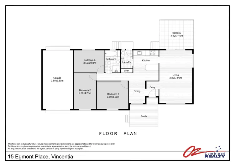 Floorplan of Homely house listing, 15 Egmont Place, Vincentia NSW 2540