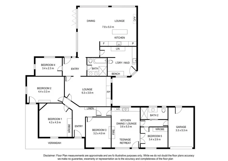 Floorplan of Homely rural property listing, 63 Blockers Lane, Ob Flat SA 5291