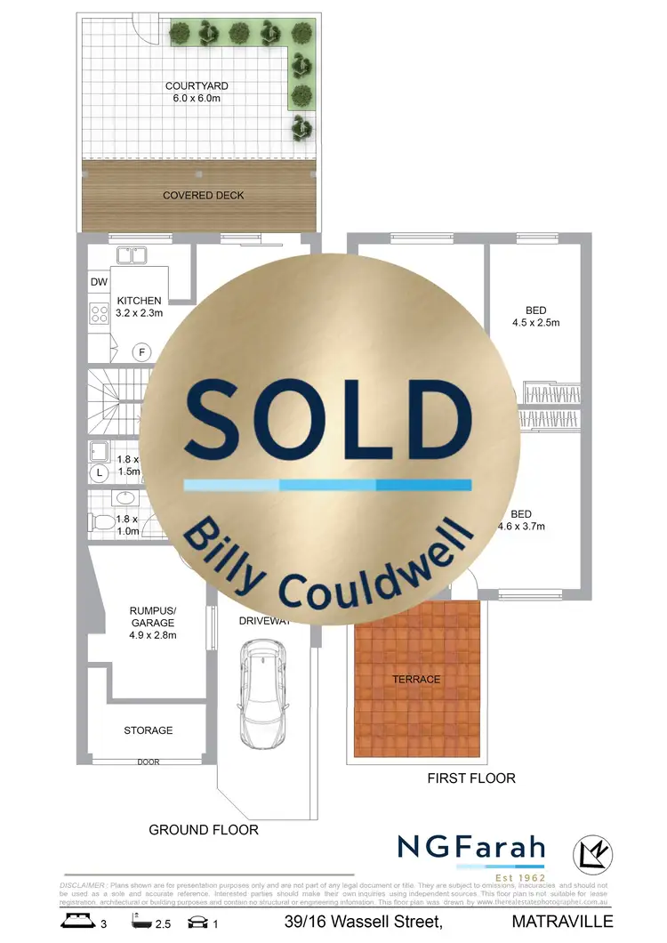 Floorplan of Homely townhouse listing, 39/16-18 Wassell Street, Matraville NSW 2036