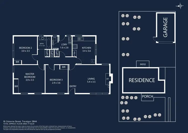 Floorplan of Homely house listing, 16 Osborne Street, Traralgon VIC 3844