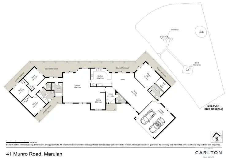 Floorplan of Homely rural property listing, 41 Munro Road, Carrick NSW 2580
