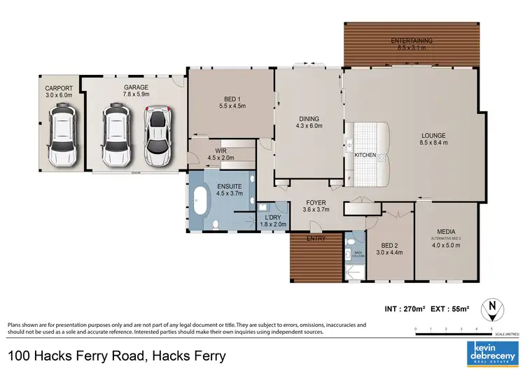 Floorplan of Homely rural property listing, 100 Hacks Ferry Road, Hacks Ferry NSW 2441
