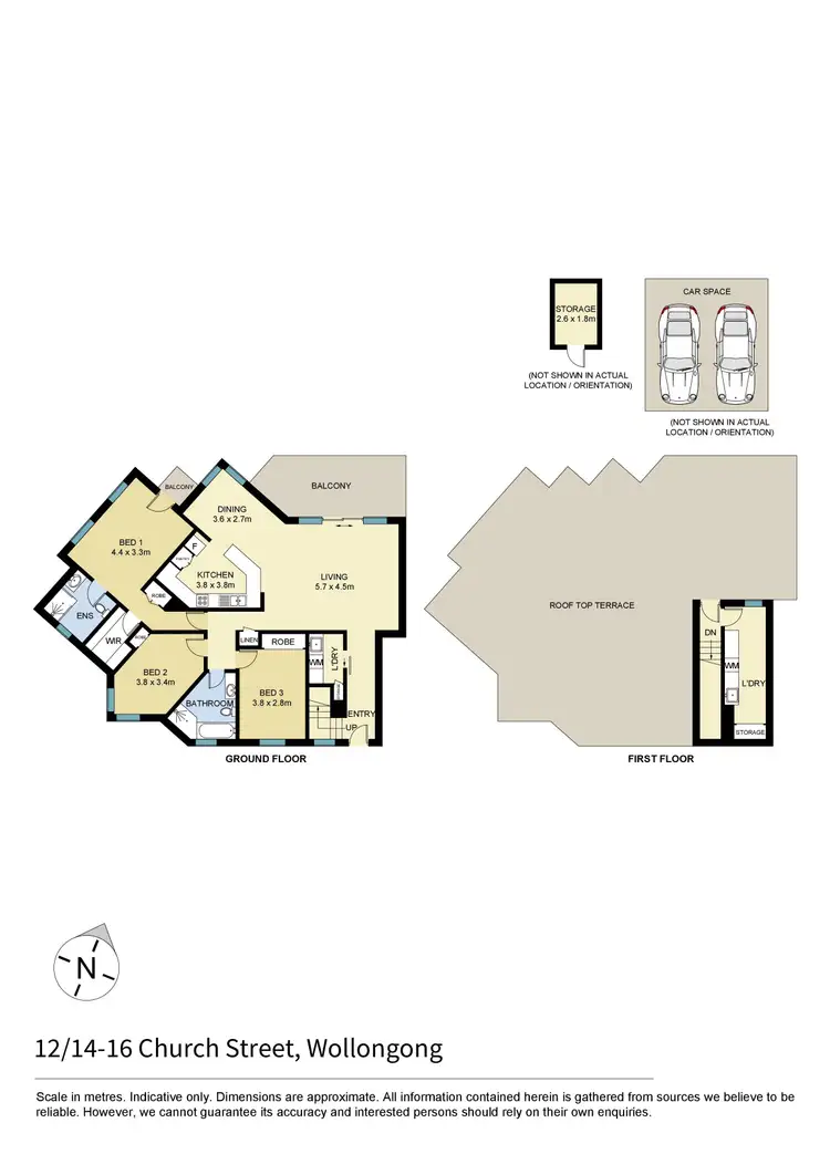 Floorplan of Homely apartment listing, 12/14-16 Church Street, Wollongong NSW 2500