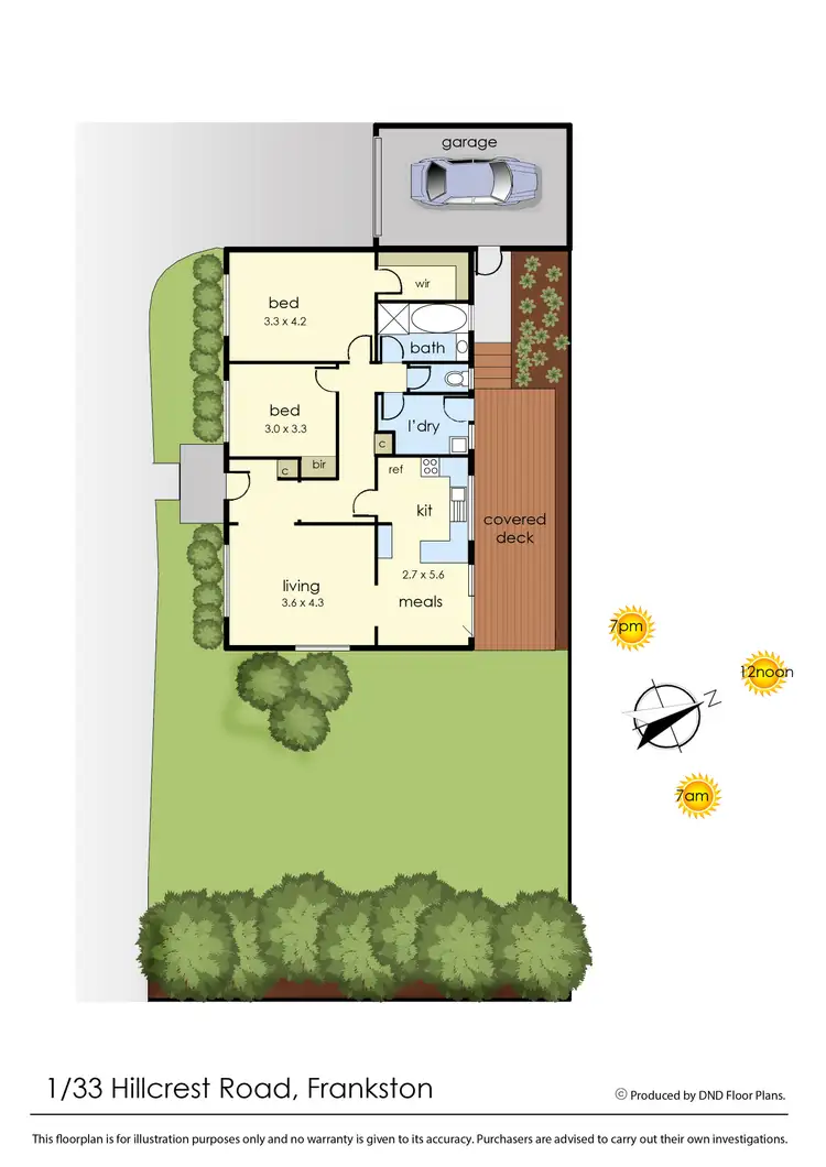 Floorplan of Homely unit listing, 1/33 Hillcrest Road, Frankston VIC 3199