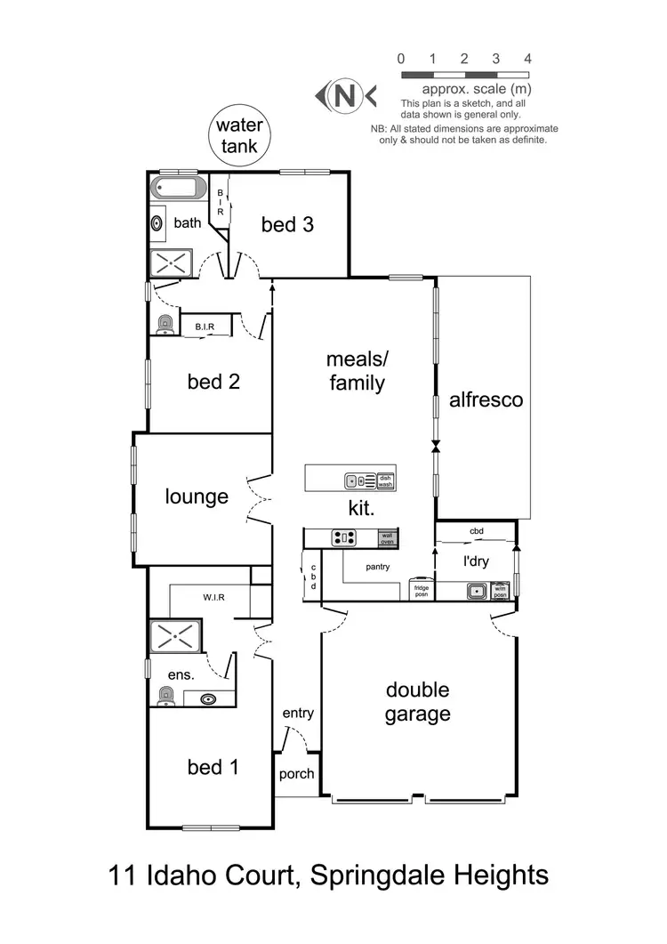 Floorplan of Homely house listing, 11 Idaho Court, Springdale Heights NSW 2641