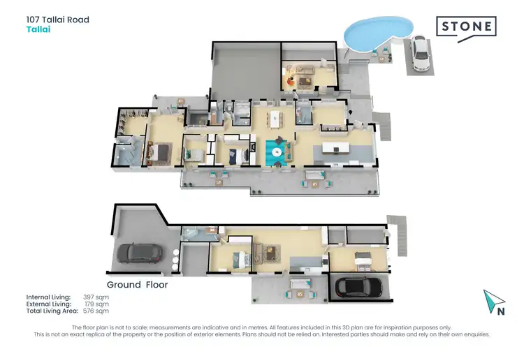 Floorplan of Homely house listing, 107 Tallai Road, Tallai QLD 4213