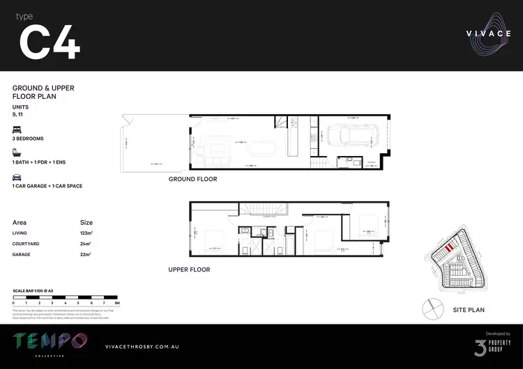 Floorplan of Homely townhouse listing, 50/1 Bettong Avenue, Throsby ACT 2914