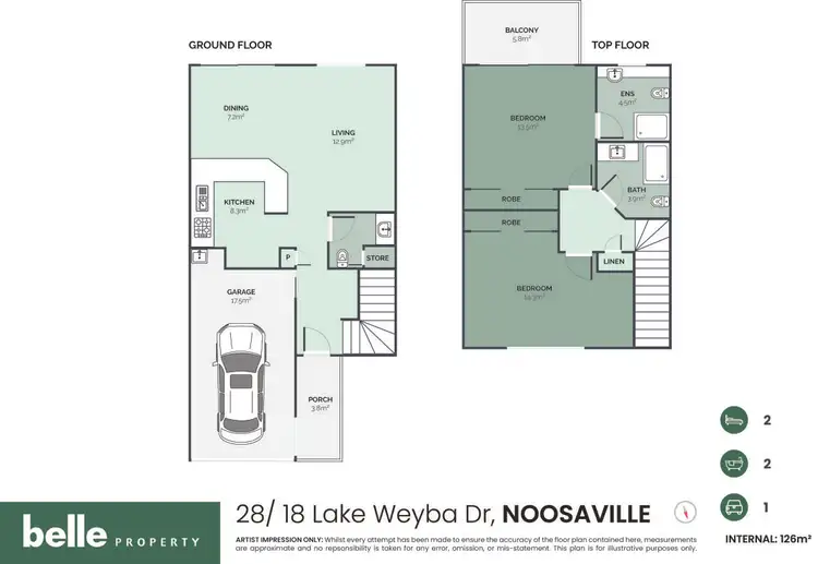 Floorplan of Homely unit listing, 28/18 Lake Weyba Drive, Noosaville QLD 4566