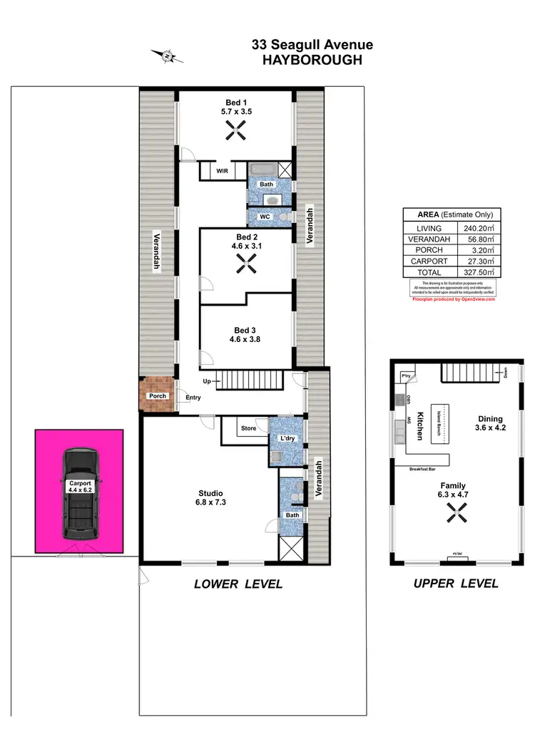 Floorplan of Homely house listing, 33 Seagull Avenue, Chiton SA 5211