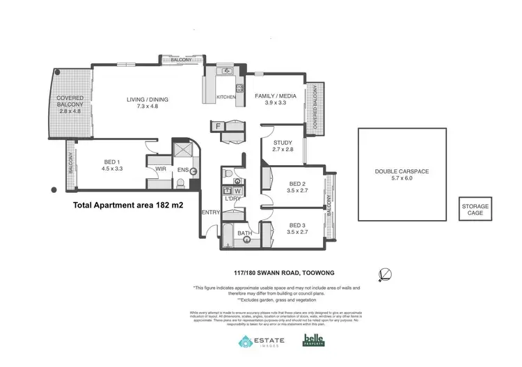 Floorplan of Homely unit listing, 117/180 Swann Road, Taringa QLD 4068
