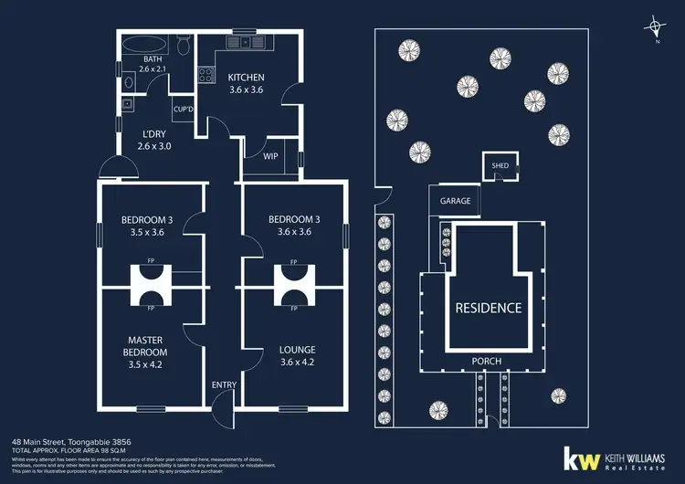 Floorplan of Homely house listing, 48 Main Street, Toongabbie VIC 3856