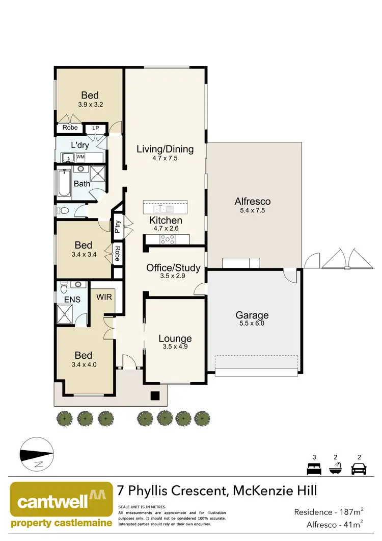 Floorplan of Homely house listing, 7 Phyllis Crescent, Mckenzie Hill VIC 3451