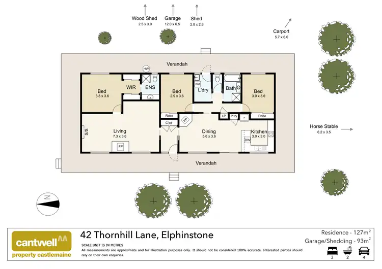 Floorplan of Homely house listing, 42 Thornhill Lane, Elphinstone VIC 3448