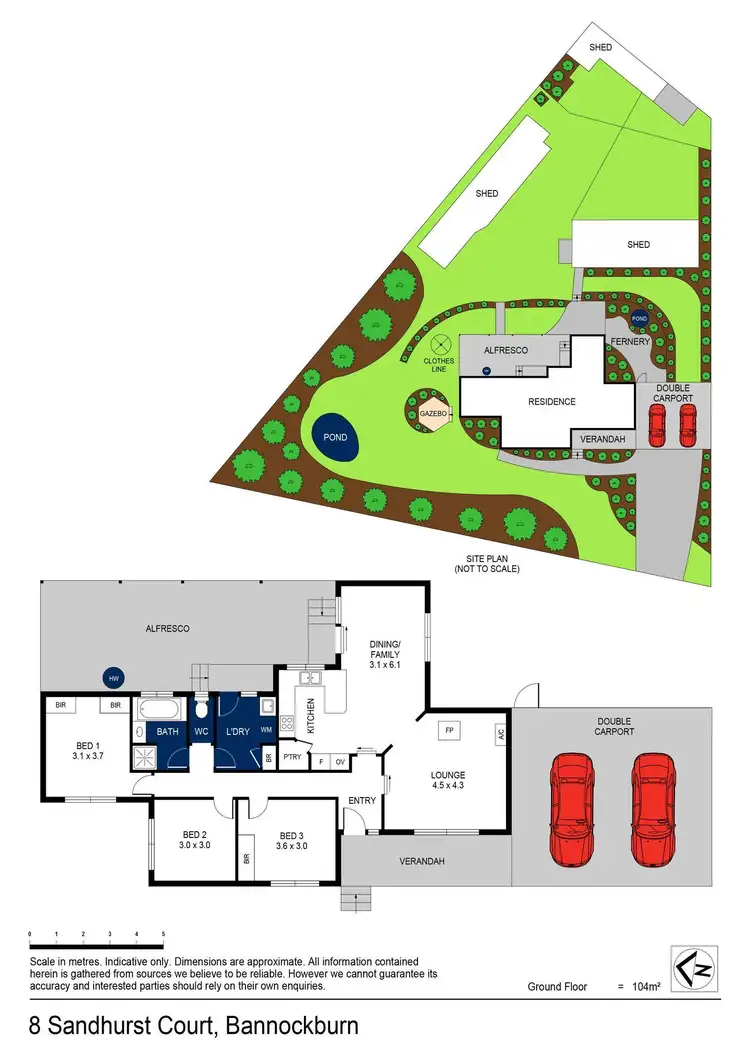 Floorplan of Homely house listing, 8 Sandhurst Court, Bannockburn VIC 3331