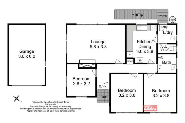Floorplan of Homely house listing, 2 Medbury Crescent, Montello TAS 7320