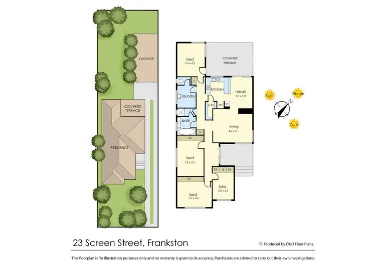 Floorplan of Homely house listing, 23 Screen Street, Frankston VIC 3199