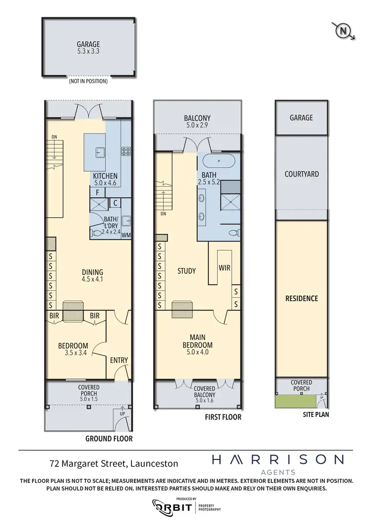 Floorplan of Homely townhouse listing, 72 Margaret Street, Launceston TAS 7250