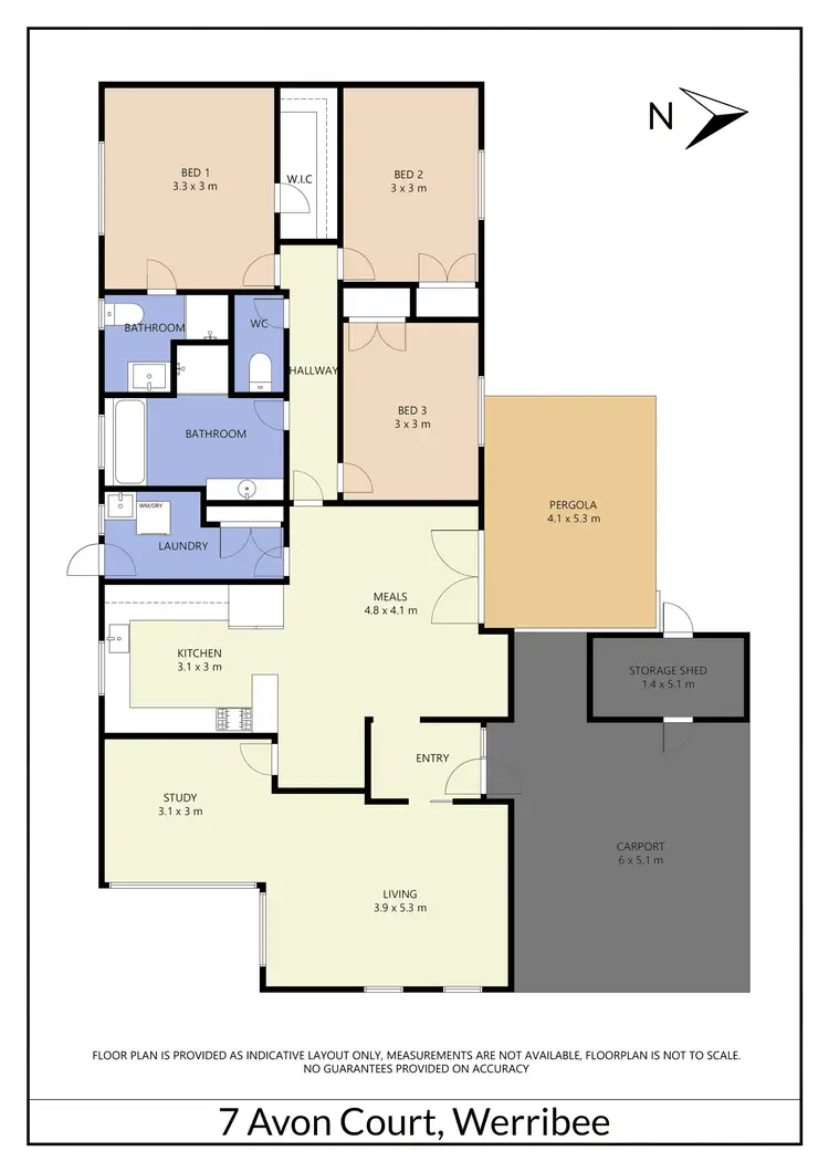 Floorplan of Homely house listing, 7 Avon Court, Werribee VIC 3030