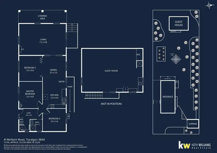Floorplan of Homely house listing, 41 McNairn Road, Traralgon VIC 3844