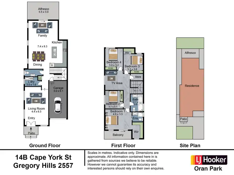 Floorplan of Homely house listing, 14b Cape York Street, Gregory Hills NSW 2557