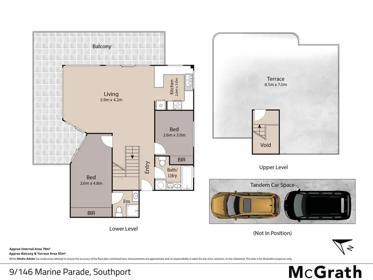 Floorplan of Homely apartment listing, 9/146 Marine Parade, Southport QLD 4215