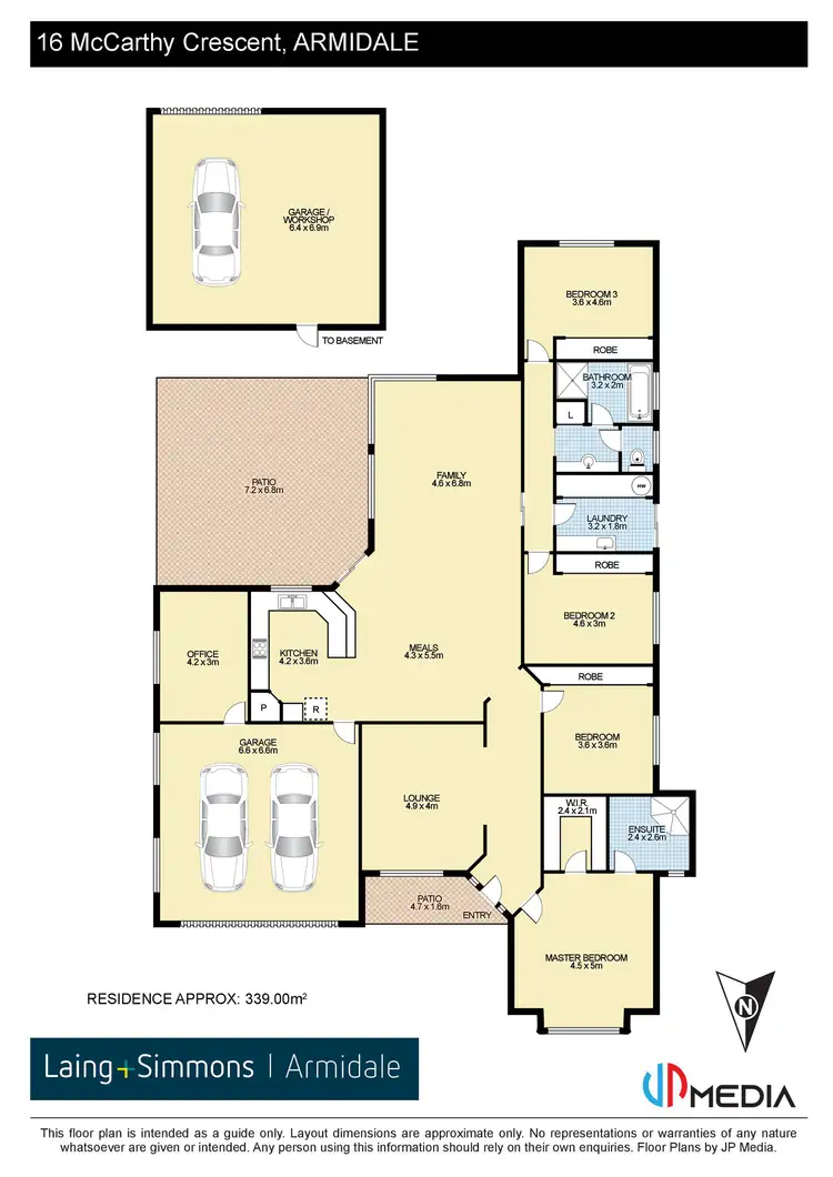 Floorplan of Homely house listing, 16 McCarthy Crescent, Armidale NSW 2350