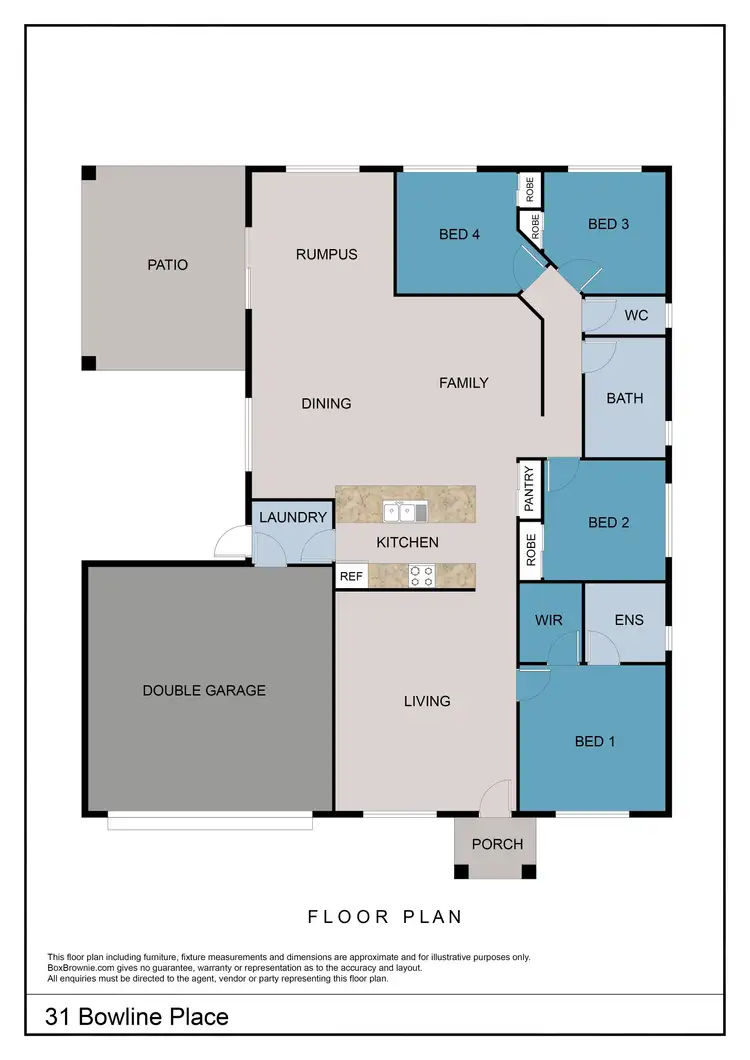 Floorplan of Homely house listing, 31 Bowline Place, Trinity Beach QLD 4879