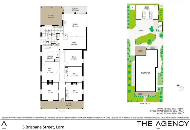Floorplan of Homely house listing, 5 Brisbane Street, Lorn NSW 2320