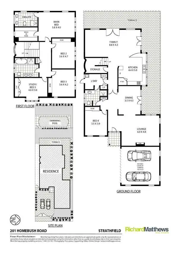 Floorplan of Homely house listing, 201 Homebush Road, Strathfield NSW 2135