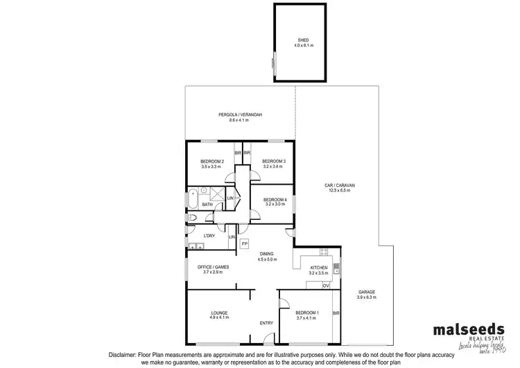 Floorplan of Homely house listing, 33 Swallow Drive, Mount Gambier SA 5290