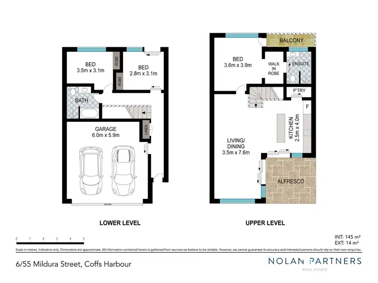 Floorplan of Homely townhouse listing, 6/55 Mildura Street, Coffs Harbour NSW 2450