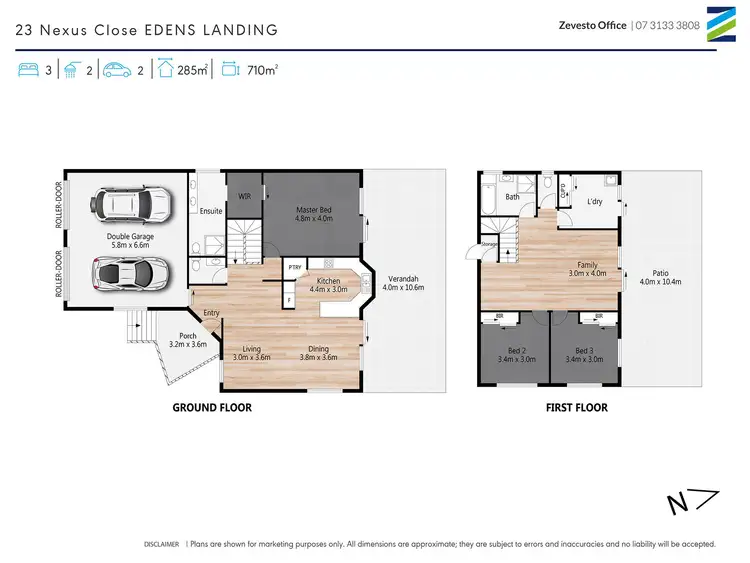Floorplan of Homely house listing, 23 Nexus Close, Edens Landing QLD 4207