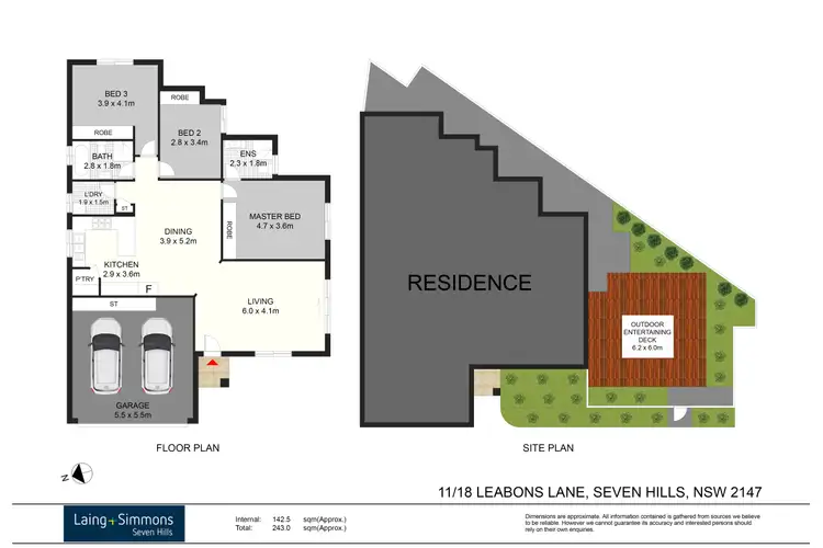Floorplan of Homely villa listing, 11/16-18 Leabons Lane, Seven Hills NSW 2147