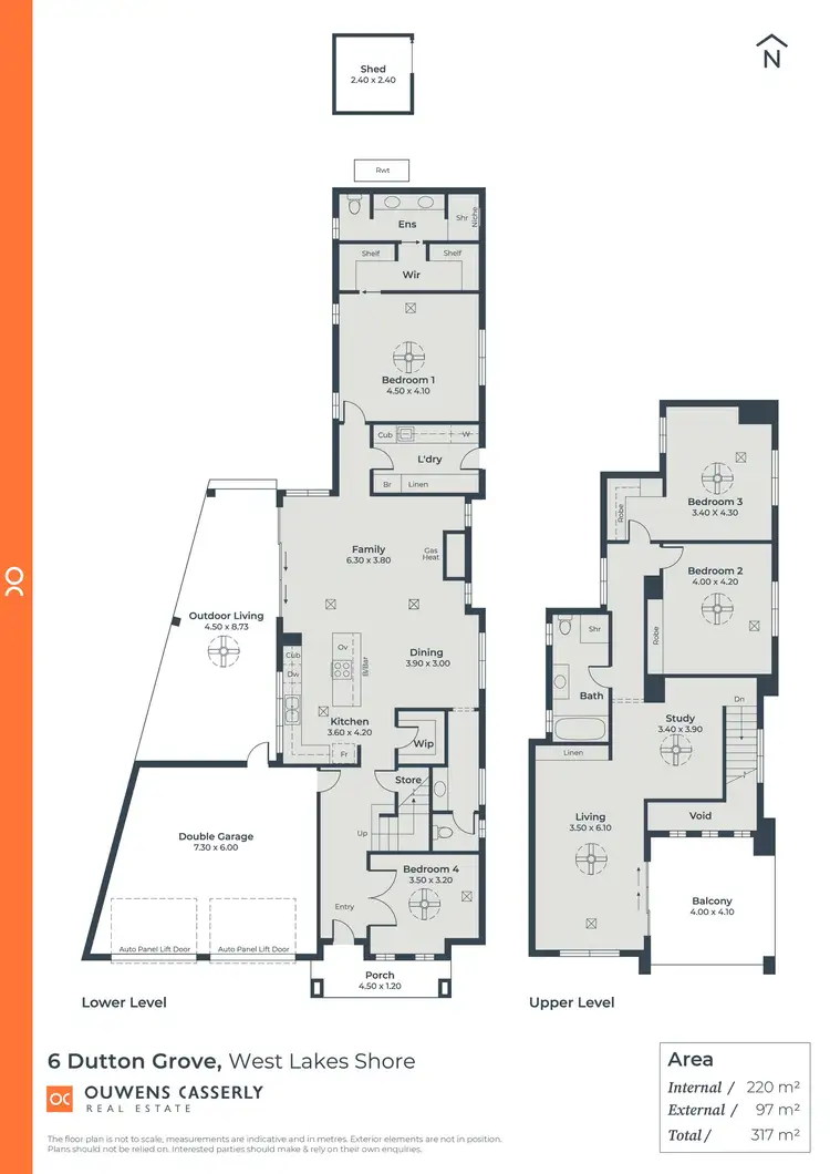 Floorplan of Homely house listing, 6 Dutton Grove, West Lakes Shore SA 5020