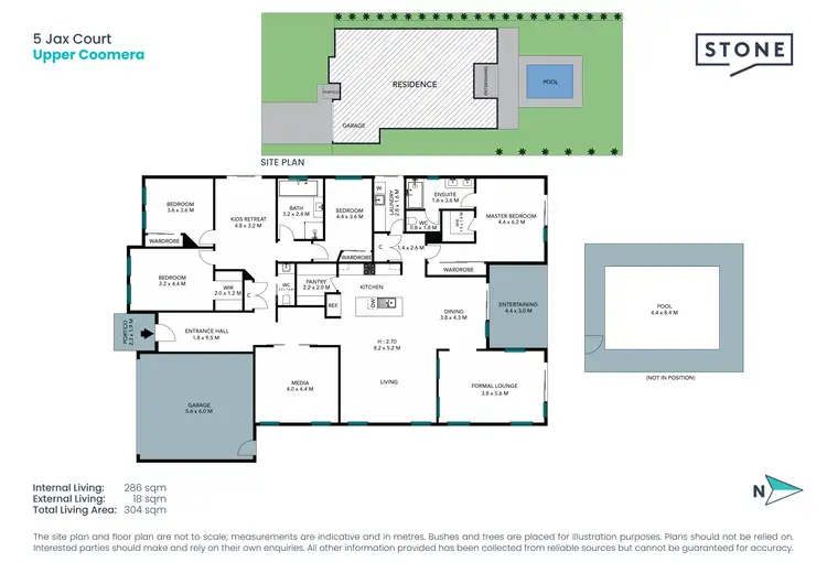 Floorplan of Homely house listing, 5 Jax Court, Upper Coomera QLD 4209
